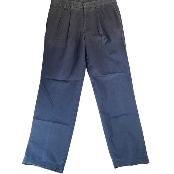 Dockers Individual Fit Chino Pants Men's W38X L33 Pleated Pant Vintage Y2K 90s - Picture 1 of 14